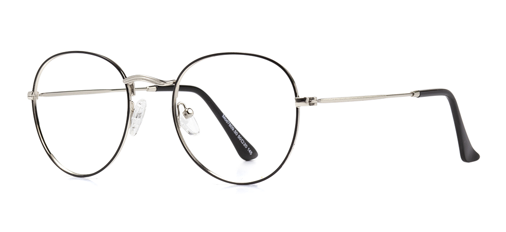 BENX Eyeglasses Teenage Man,Woman,Unisex Oval Full-Rimmed Metal Unfiltered BXMTL 7809.50-C.0601